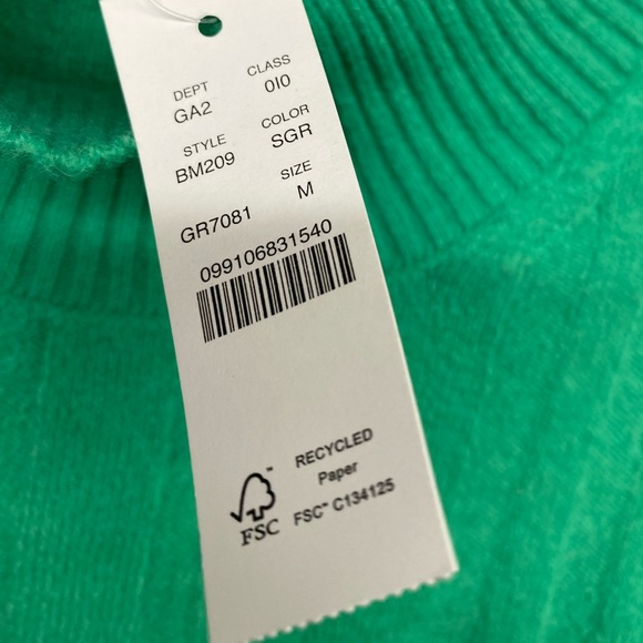 Brand new J crew women’s mockneck ribbed sweater - Picture 5 of 7